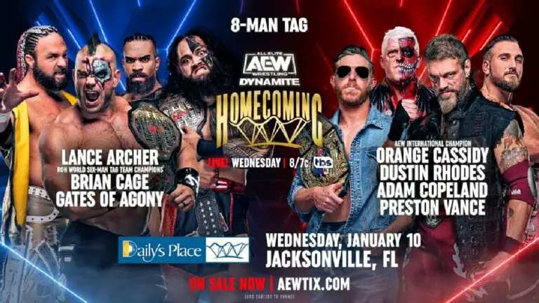 AEW Dynamite Homecoming January 10, 2024 Preview & Match Card