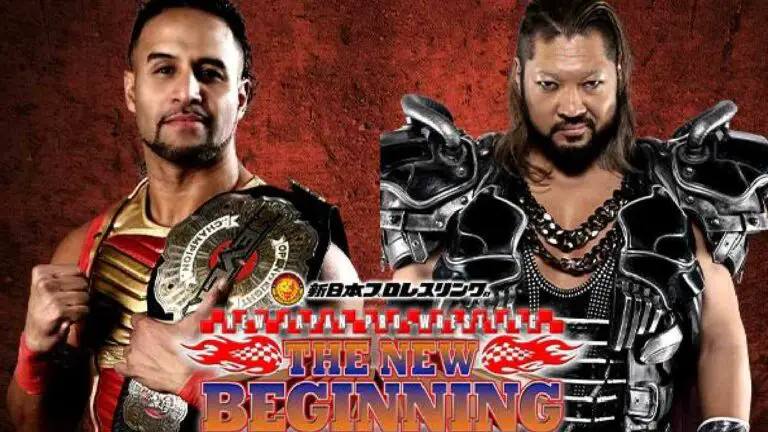NJPW New Beginning in Nagoya: EVIL vs Tonga & Ishimori vs Khan Set