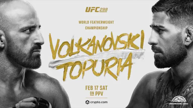UFC 298 Weigh-In Results, Live Video Ft. Volkanovski, Topuria, Costa