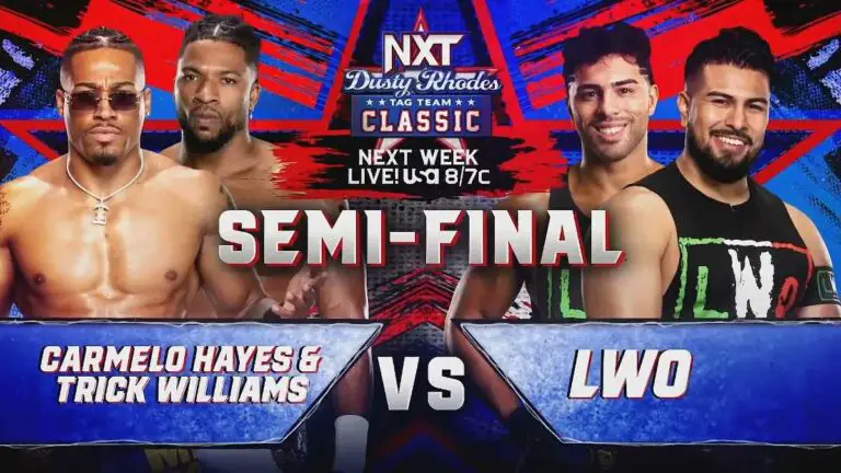 WWE NXT January 30 Dusty Rhodes Classic Semifinal