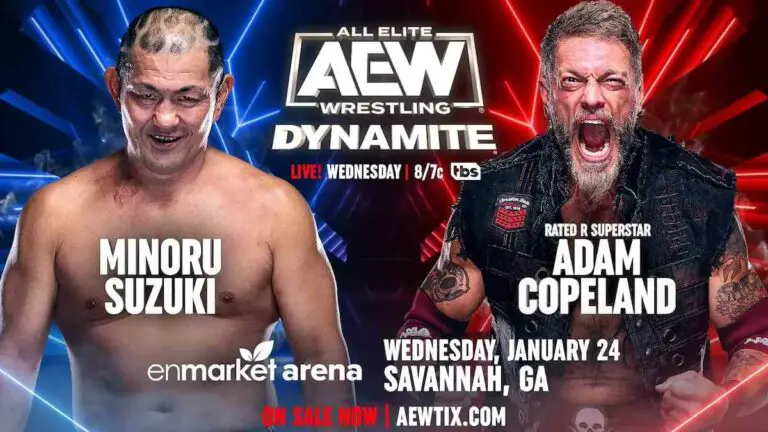 AEW Dynamite January 24: Copeland vs Suzuki, Trios Title Bout & More Set