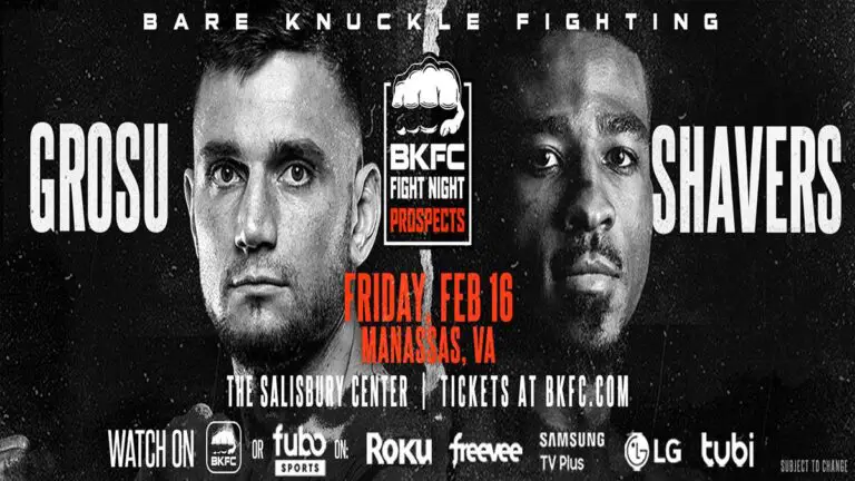 BKFC Prospects Series Manassas Results Live, Fight Card