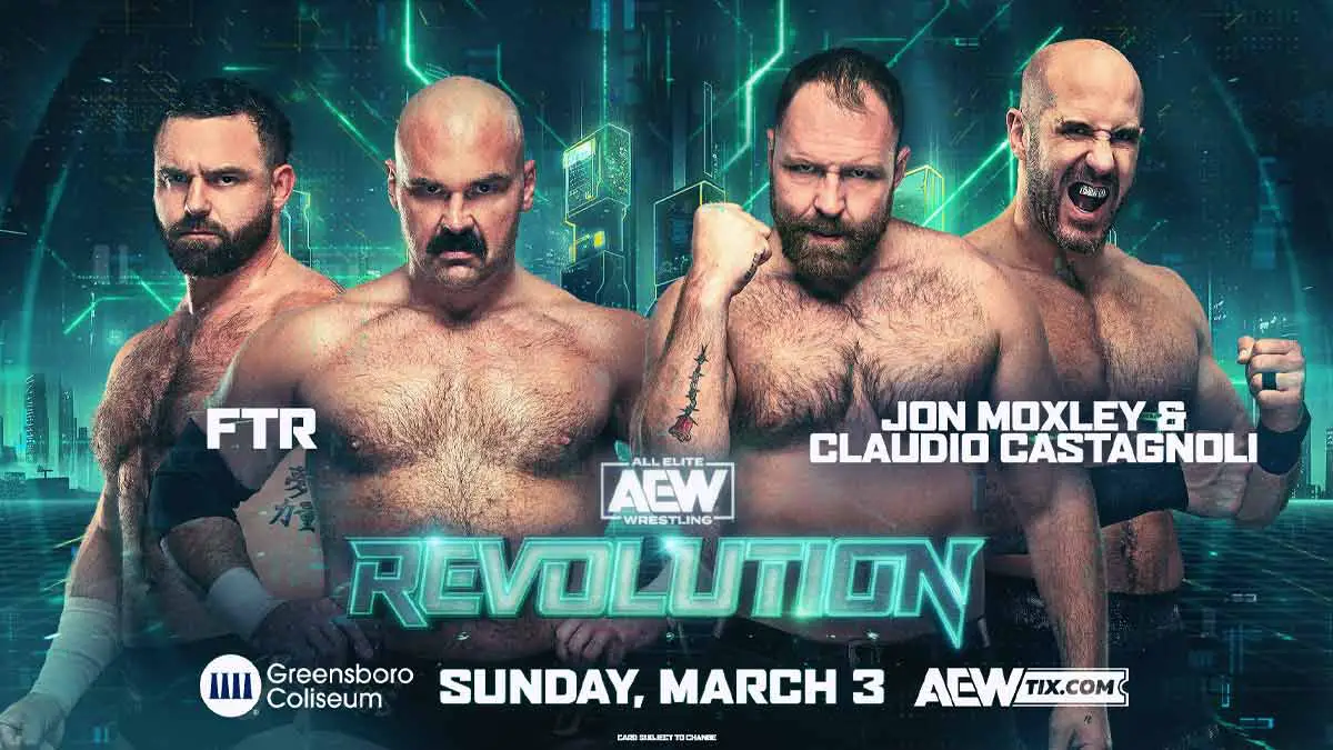 FTR vs BCC AEW Revolution 2024