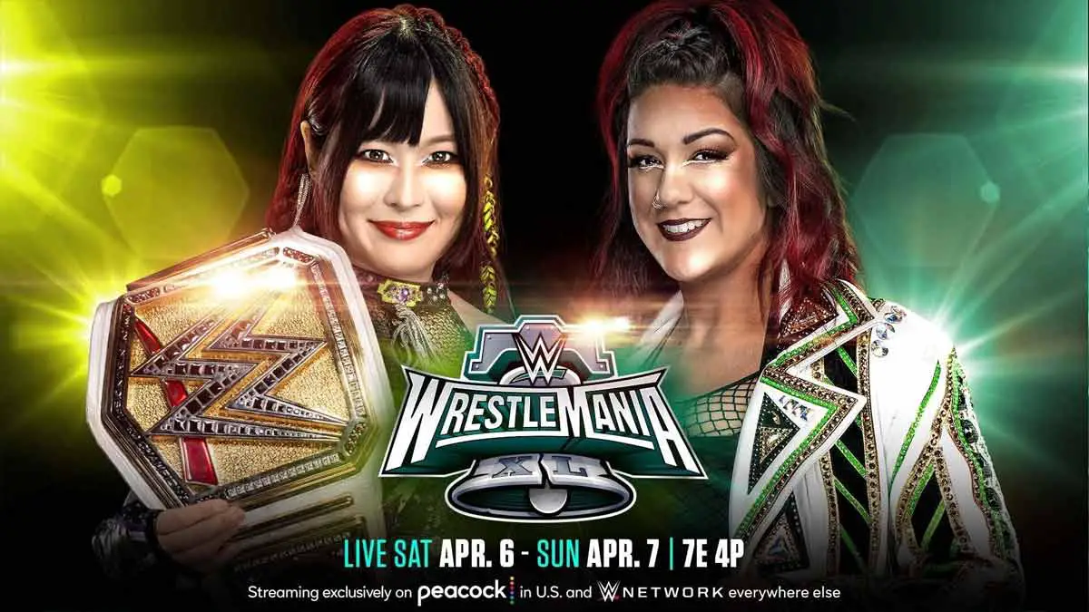 Iyo Sky vs Bayley WWE WrestleMania 40