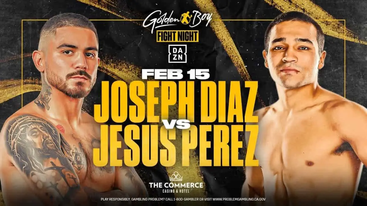 Joseph Diaz Jr. vs. Jesus Perez Poster 