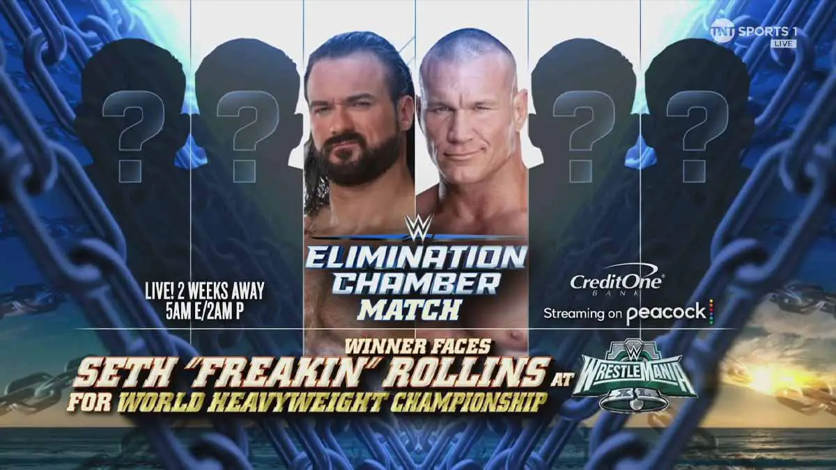 Men's elimination chamber match WWE 2024