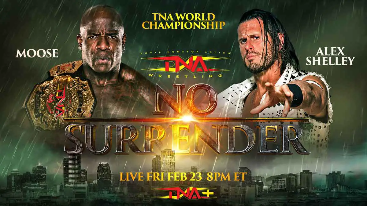 Moose vs Alex Shelley TNA No Surrender 2024
