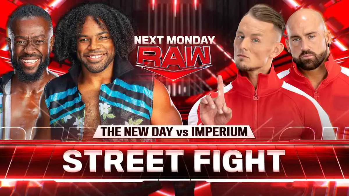 New Day vs Imperium WWE RAW February 26