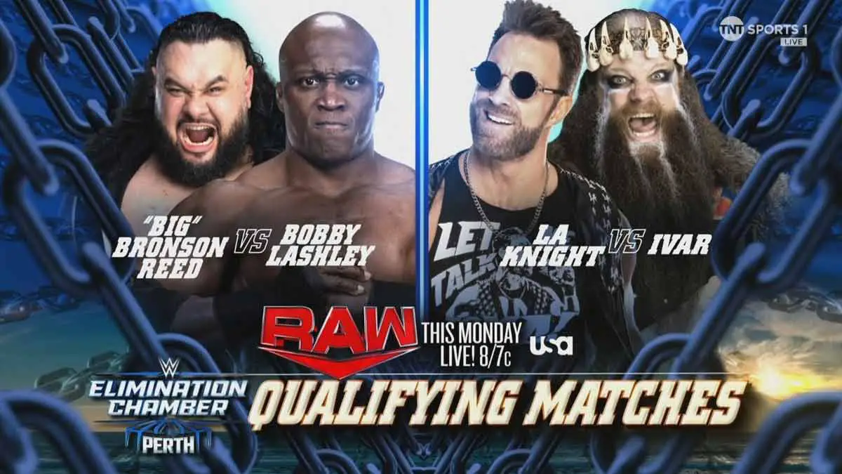 WWE RAW February 12 Elimination Chamber Qualifiers