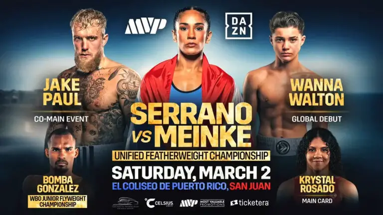 Amanda Serrano vs Nina Meinke Results Live, Fight Card, Time