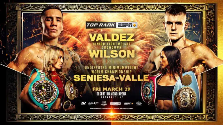 Oscar Valdez vs Liam Wilson Results Live, Fight Card