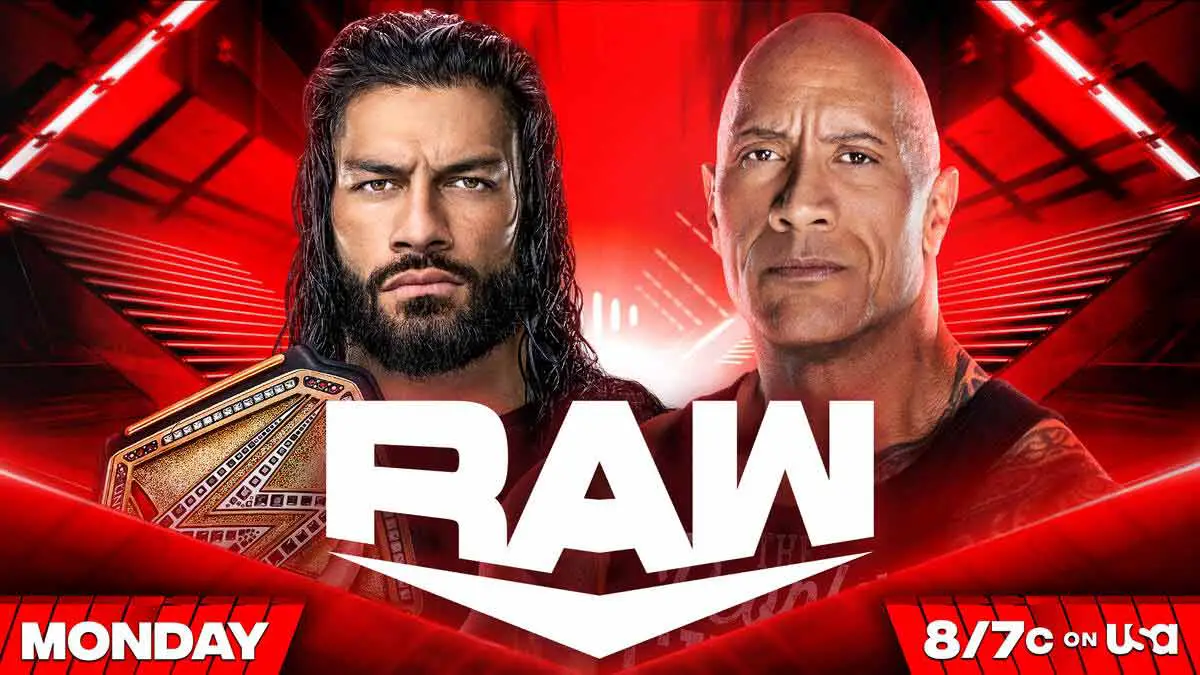 The Rock & Roman Reigns WWE RAW April 1 2024