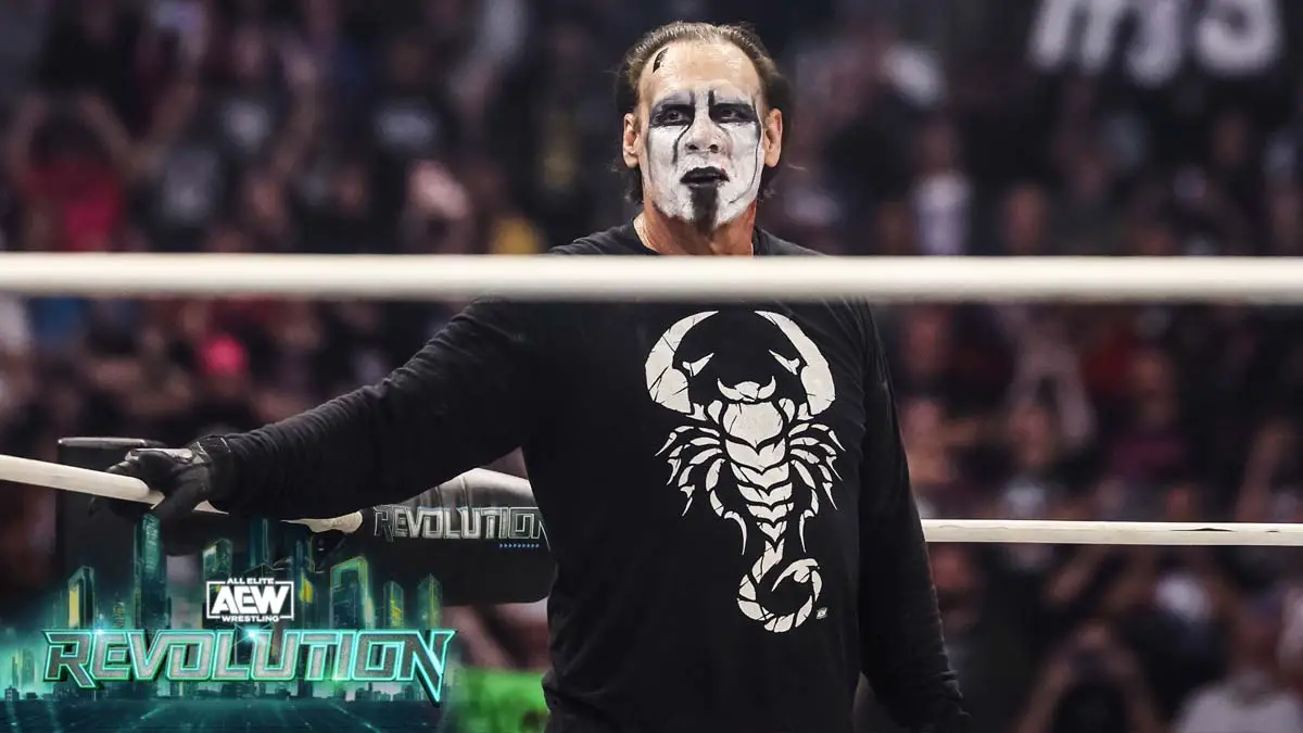 Sting Wins Retirement Match at AEW Revolution, Vacates Tag Team Titles