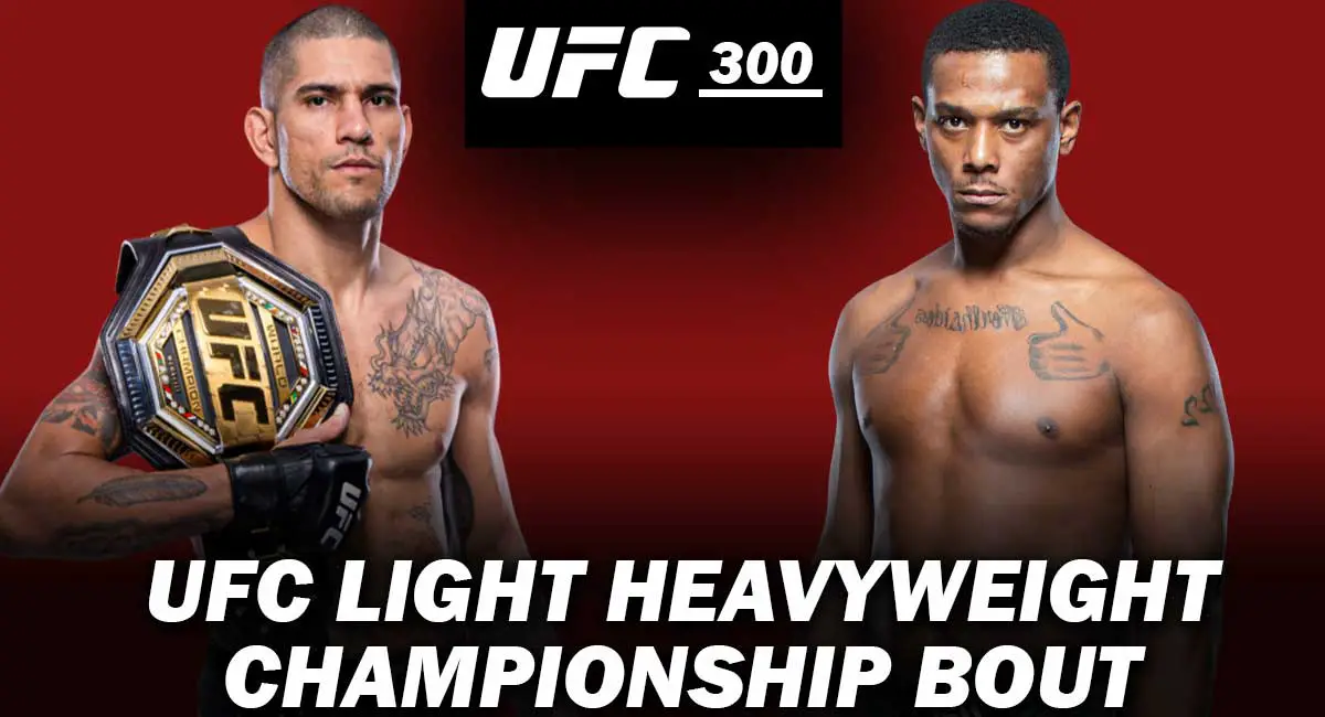 Alex Pereira vs Jamahal Hill UFC 300 Play by Play Live Blog