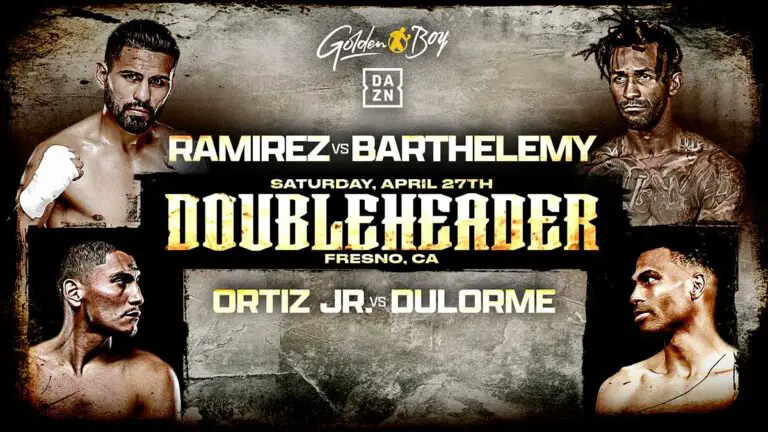 Jose Ramirez vs. Rances Barthelemy Poster