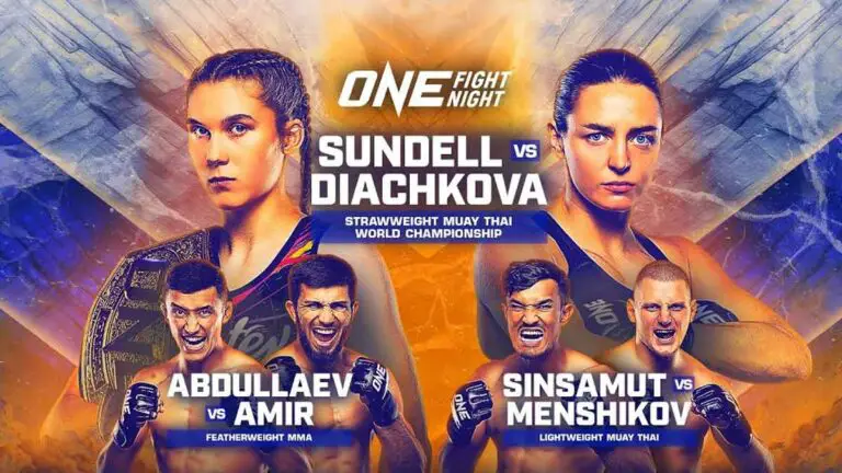 One Championship Fight Night 22 Results Live, Fight Card