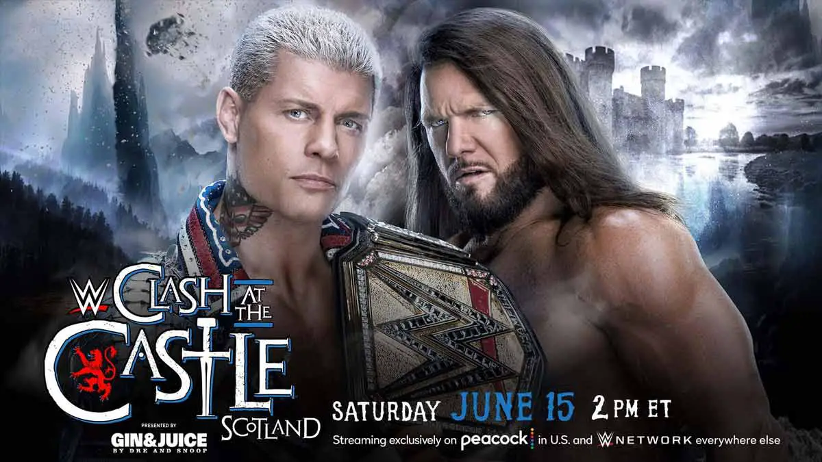 Cody Rhodes vs AJ Styles “I Quit” Match Set for WWE Clash at the Castle