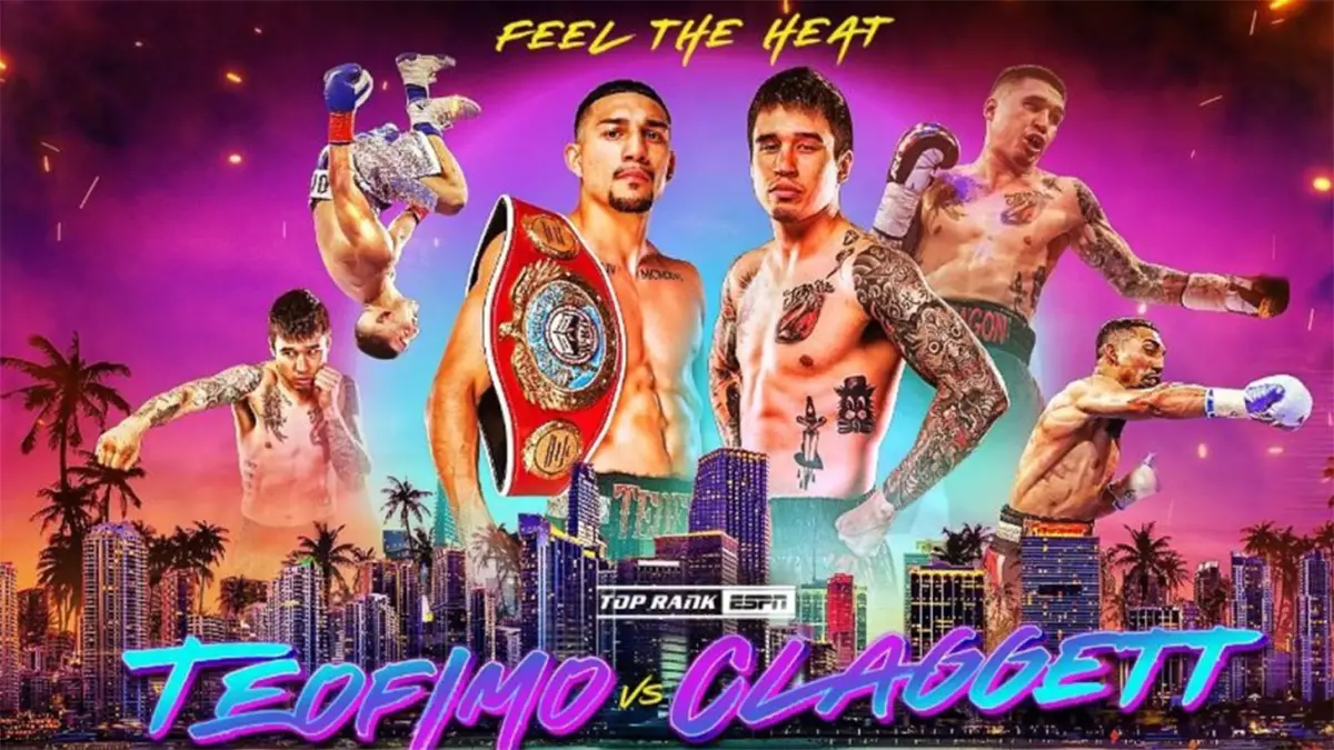 Teofimo Lopez Teofimo Lopez vs Steve Claggett Results Live, Fight Card - ITN WWE