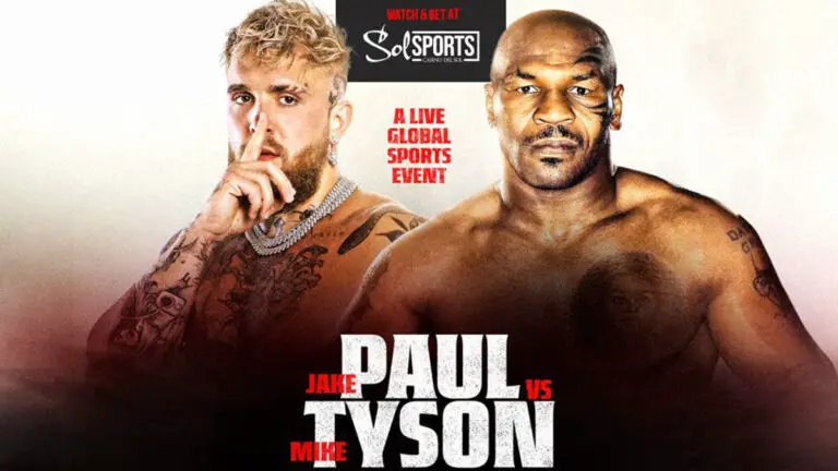 Jake Paul vs Mike Tyson Poster