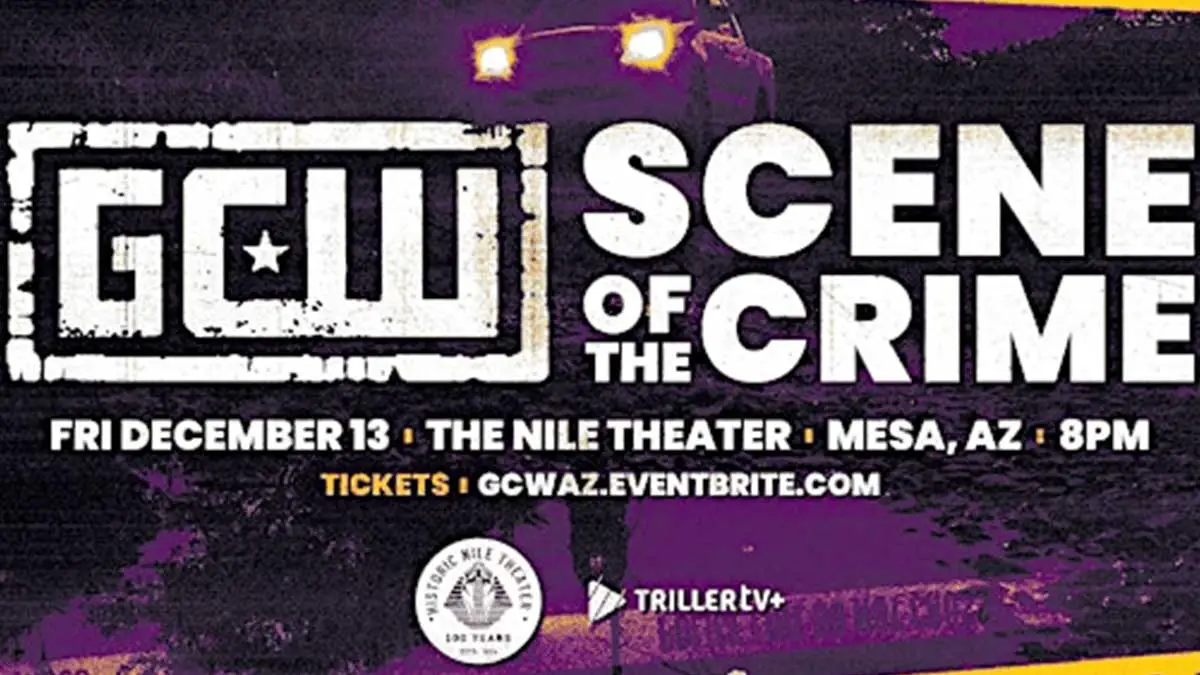 GCW Scene Of The Crime 2024 Poster