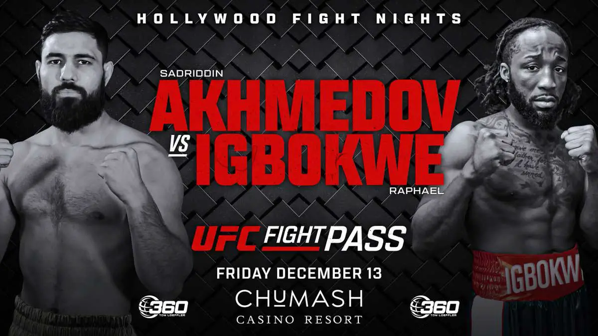 Sadriddin Akhmedov vs Raphael Igbokwe Poster