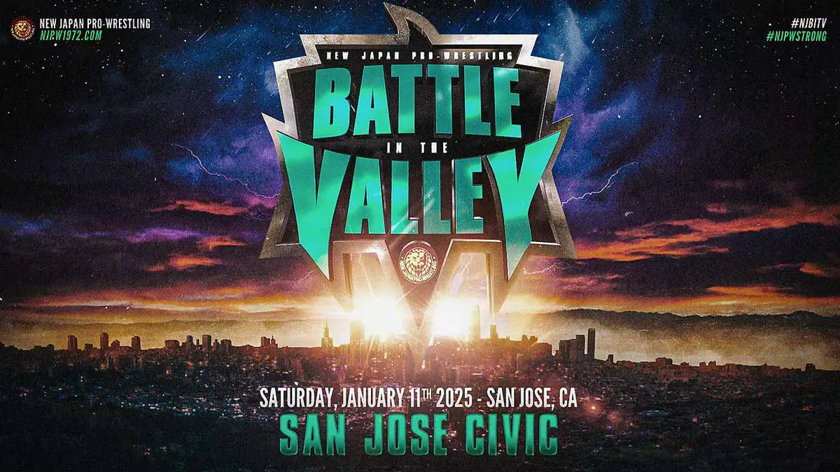 NJPW Battle In The Valley 2025 Poster