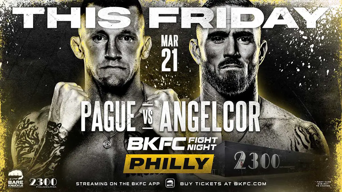 BKFC Fight Night Philly Poster 2025