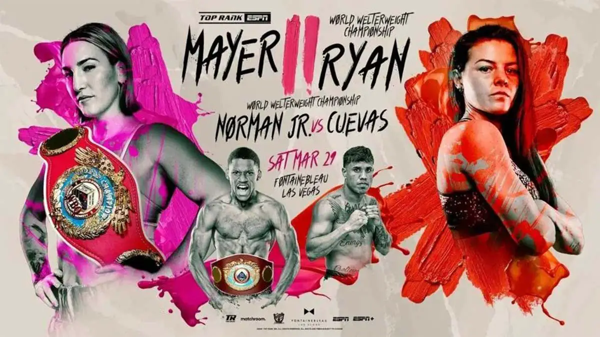 Mikaela Mayer vs Sandy Ryan Poster