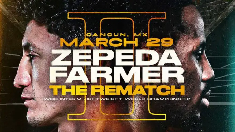 William Zepeda vs Tevin Farmer Poster