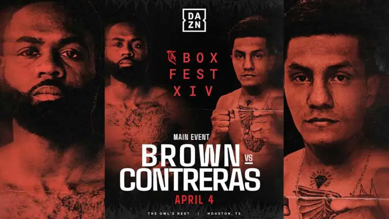 Deonte Brown vs Dennis Contreras Poster