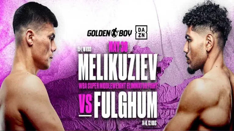 Bektemir Melikuziev vs Darius Fulghum Poster