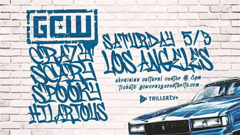 GCW Crazy Scary Spooky Hilarious Poster