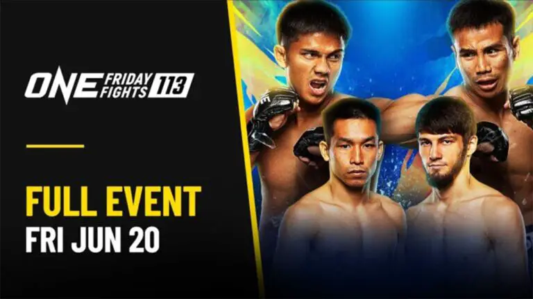 One Friday Fights 113 Poster
